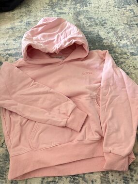 Vintage PARKE (Not sold anymore) Pink Hoodie - Soft Light Pink Pullover Hoodie